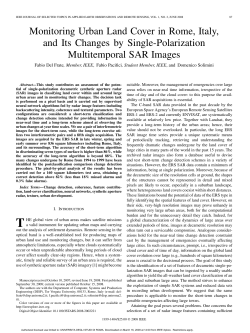 Monitoring Urban Land Cover in Rome, Italy, and Its Changes by