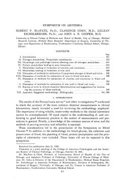 SYMPOSIUM ON AZOTEMIA ROBERT P