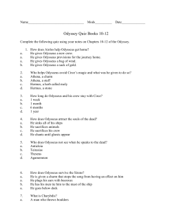 Odyssey Quiz Books 10-12