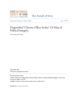 Disgruntled "Chronic Office Seeker" Or Man of Political Integrity