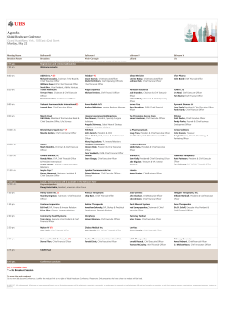 Agenda