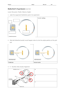 Lesson Discussion, Predict, Observe, Explain 1. Label the