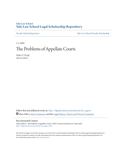 The Problems of Appellate Courts