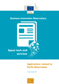 Space tech and services - European Commission