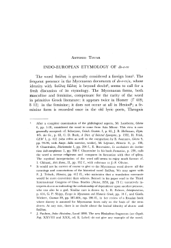 Indo-European Etymology of do-e-ro