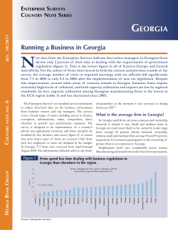 georgia - Enterprise Surveys