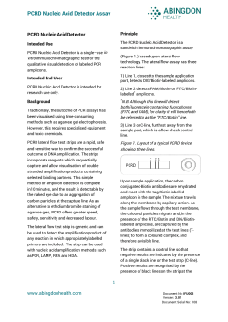 PCRD Nucleic Acid Detector Assay