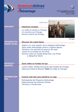 DESTINOS Fabulosos escapes