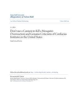 Overreaction and Genuine Criticisms of Confucius Institutes