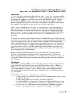 New Jersey Housing and Mortgage Finance Agency
