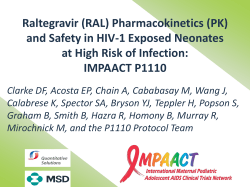 (PK) and Safety in HIV-1 Exposed Neonates at High Risk of Infection