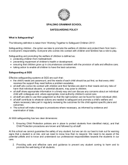 New Safeguarding Policy PDF File