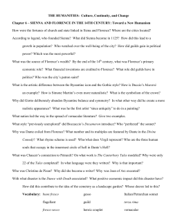 THE HUMANITIES: Culture, Continuity, and Change Chapter 6