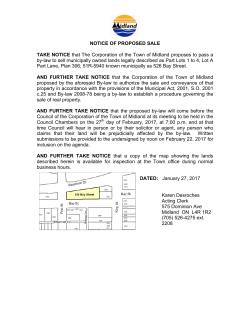 Notice of Proposed Land Sale - 526 Bay Street