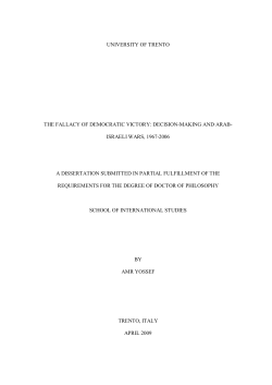 The Fallacy of Democratic Victory - Unitn