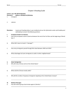 Chapter 4 Reading Guide