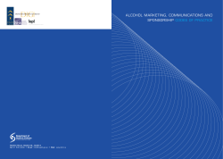 Alcohol Marketing, Communications and Sponsorship Codes of