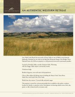 - Lazy Triple Creek Ranch