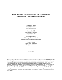 Skin in the Game: The Activities of Buy