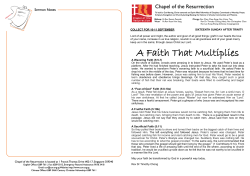 A Faith That Multiplies
