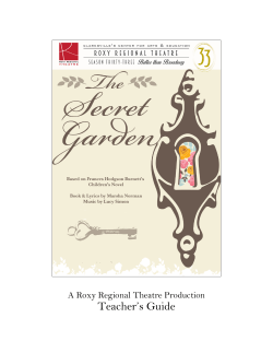 Teacher`s Guide - Arts Education