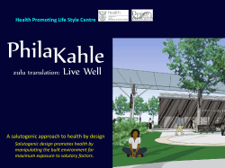 Phila Kahle (`Live Well - International Academy for Design and Health
