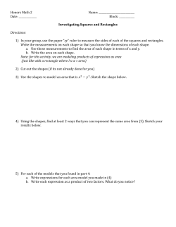 Honors Math 2 Name: Date