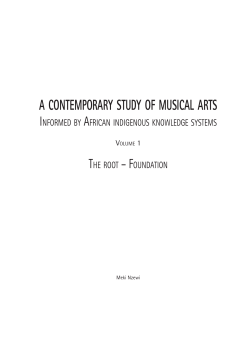 TOpic 1 - African Minds