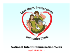 National Infant Immunization Week - Mascoma Valley Health Initiative