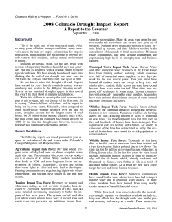 2008 Colorado Drought Impact Report