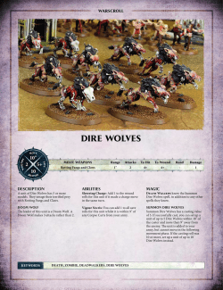 dire wolves - Games Workshop