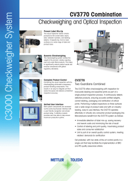 CV3770 - Mettler Toledo