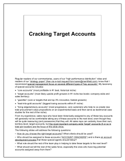 Cracking Target Accounts - Merrifield Consulting Group