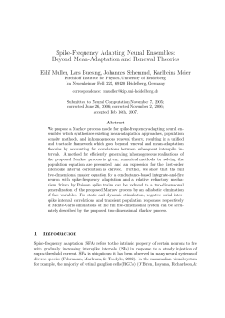 Spike-Frequency Adapting Neural Ensembles: Beyond