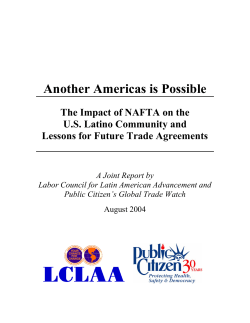 Another Americas is Possible