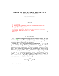 derived beilinson-bernstein localization