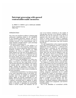 Interrupt processing with queued content