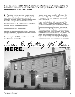 Susan B. Anthony Was Born