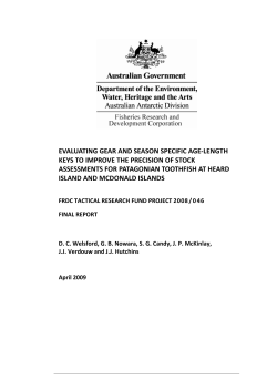 evaluating gear and season specific age