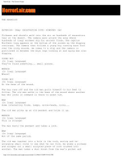 HorrorLair - The Exorcist Script