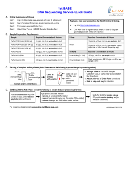 DNA Seq Quick Guide