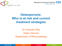 Osteoporosis: Who is at risk and current treatment strategies
