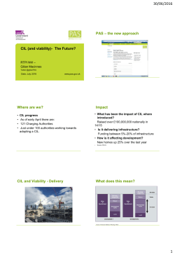 CIL - RTPI