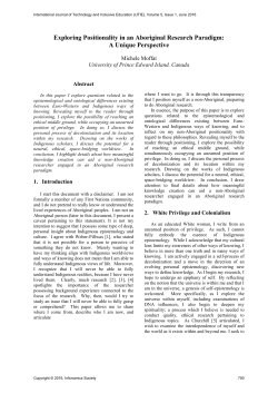 Exploring Positionality