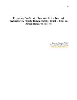 Preparing Pre-Service Teachers to Use Internet Technology for