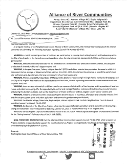 Alliance of River Communities