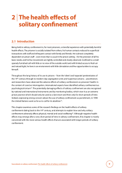 on solitary confinement