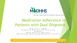 Medication Adherence in Patients with Dual Diagnosis