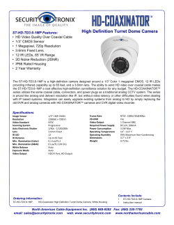 High Definition Turret Dome Camera