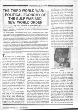 the third world war:^ political economy of the gulf